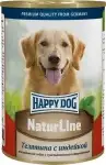 Happy dog консервы для собак: телятина и индейка