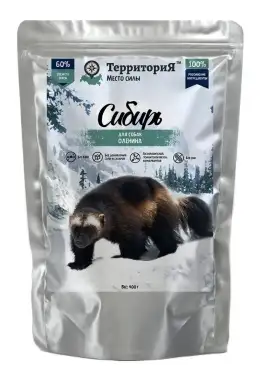 Купить ТерриториЯ влажный корм "Сибирь" с олениной для собак (пауч)
