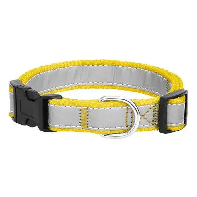 Купить tappi Юнлан амуниция ошейник для собак со светоотражающей лентой для собак, желтый