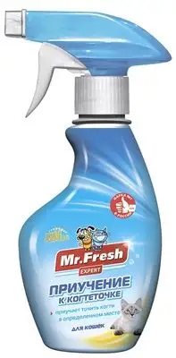 Купить mr.fresh спрей "Приучение к когтеточке" для кошек