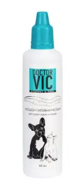 DOCTOR VIC Лосьон для гигиены ушей для кошек и собак