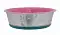 Tappi Хади миска металлическая нескользящая для собак и кошек, салатовая, розовая #2