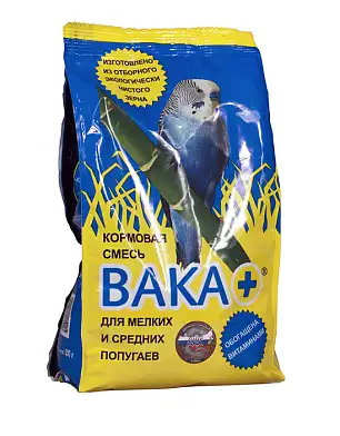 Вака Плюс сухой корм для мелких и средних попугаев