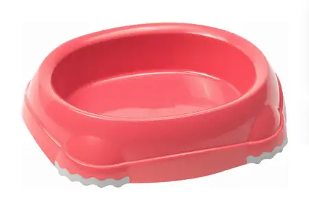 Купить moderna smarty миска пластиковая нескользящая для собак и кошек, коралловая