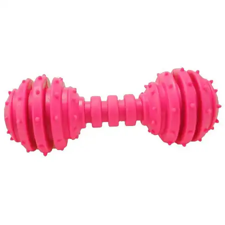 Купить homepet dental игрушка для собак гантель с колокольчиком