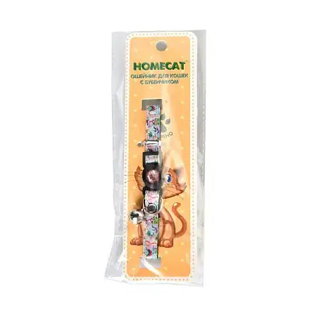 Купить homecat Цветы ошейник для кошек с бубенчиком