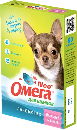 Купить Фармакс омега нео+ мультивитаминное лакомство для щенков