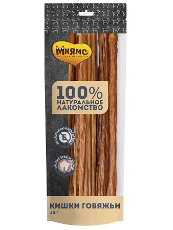 Купить Мнямс лакомство для собак Кишки говяжьи