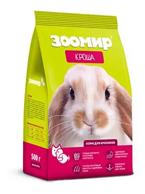 ЗООМИР "Кроша" Сухой корм для кроликов