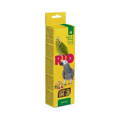 Рио лакомство для попугаев Палочки с медом и орехами