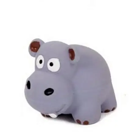 Купить homepet игрушка для собак бегемот с пищалкой латекс