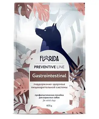 Florida Preventive Line Gastrointestinal сухой корм для взрослых собак всех пород для поддержания здоровья пищеварительной системы