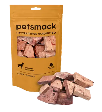 Купить petsmack лакомства для собак печень говяжья