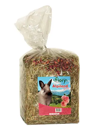 Купить fiory alpiland rose сено для грызунов Альпийское с розой